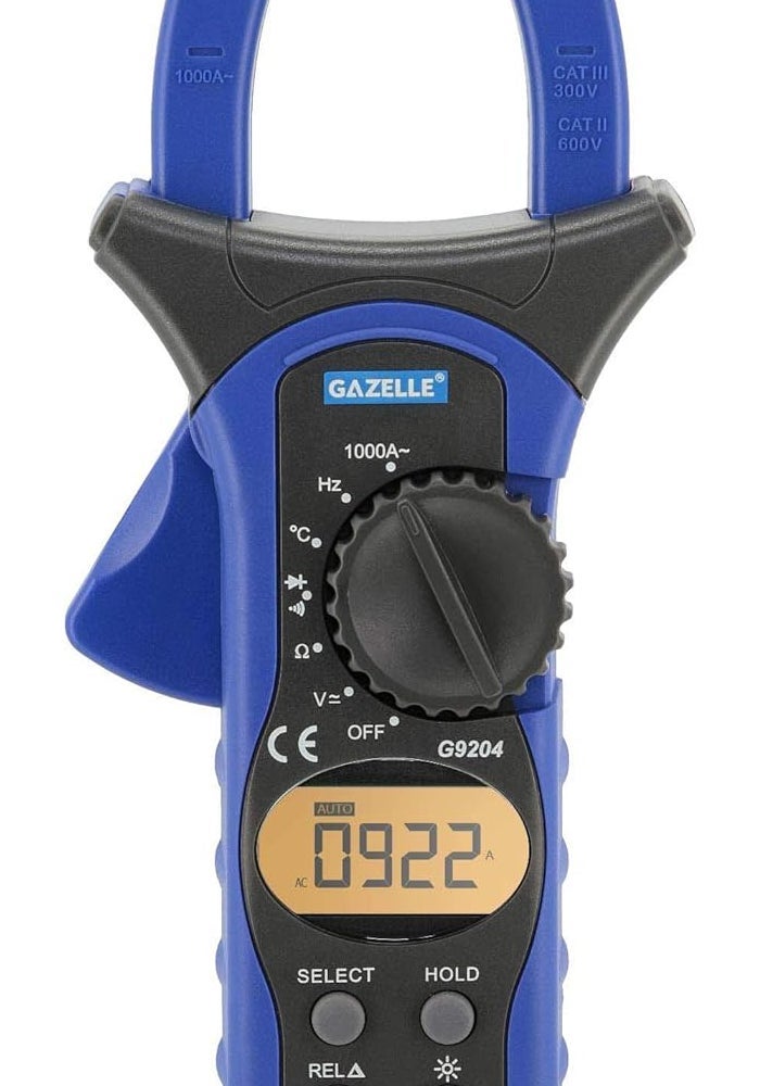 Gazelle G9204 1000A Auto Range Digital Clamp Meter - Image 1